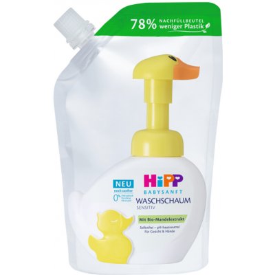 HiPP Babysanft Sensitive pěna na mytí náhradní náplň 250 ml – Sleviste.cz