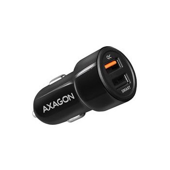 AXAGON PWC-QC5, QUICK a SMART nabíječka do auta, 2x port QC3.0/AFC/FCP + 5V-2.6A, 31.5W