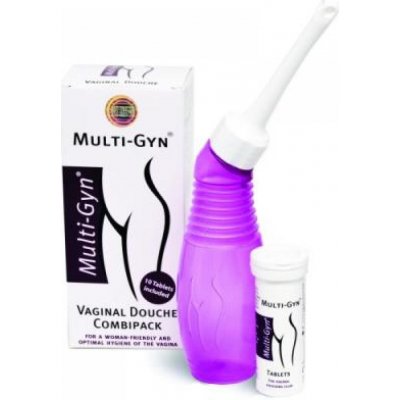 Multi-gyn Vaginal Doucha Combipack pomůcka na výplach pochvy + 10 tablet, – Zboží Mobilmania