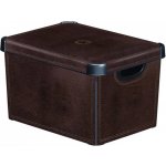 CURVER Box plastový 22 l se vzorem "Kůže" – Hledejceny.cz