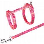 Trixie postroj s vodítkem pro kočky pošitý stužkou 22 - 36 cm 10 mm – Zboží Dáma