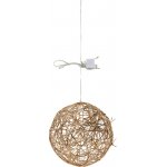 LED koule kov závěsná zlatá 20x20 cm – Hledejceny.cz