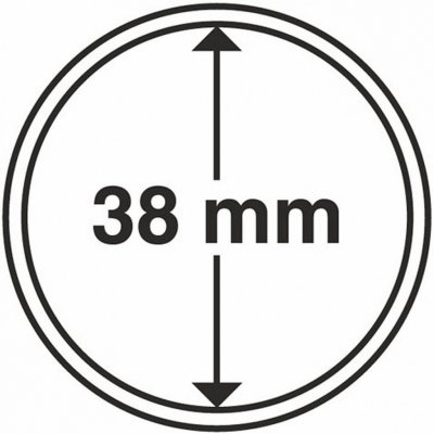 LEUCHTTURM Bublinky na mince10 ks Ø 38 mm – Zboží Dáma