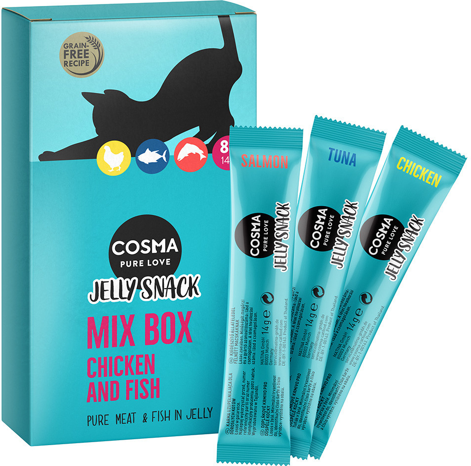 Cosma Jelly Snack Mix 8 x 14 g