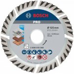 Univerzální diamantový kotouč na beton, železobeton a stavební materiály Bosch PRO Multi Material, pr. 125mm, 10mm, 22.23mm NEW high SPEED, kód 2608615059 – Zboží Dáma
