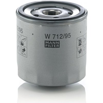 Olejový filtr MANN-FILTER W 712/95 (W712/95) | Zboží Auto