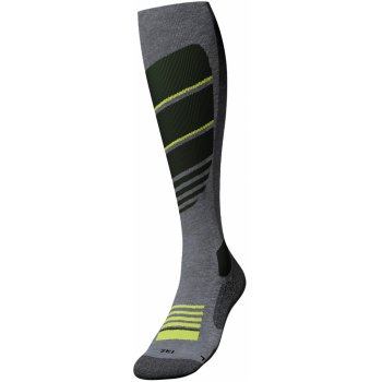 CRIVIT Chlapecké zimní funkční ponožky světle šedá / zelená
