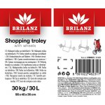 BRILANZ Taška nákupní na kolečkách CARRIE červená – Hledejceny.cz