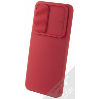 Pouzdro 1Mcz CamShield Soft ochranné Xiaomi Redmi Note 11 Global version, Redmi Note 11S Global version třešňově červené