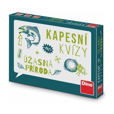 Dino Kapesní kvízy Úžasná příroda – Zbozi.Blesk.cz