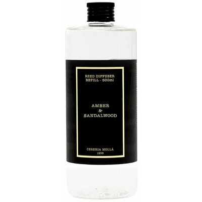 Cereria Mollá Boutique Amber & Sandalwood náplň do aroma difuzérů 500 ml – Zboží Dáma