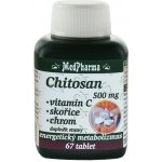 MedPharma Chitosan 500 mg+vit.C+chrom 67 tablet – Hledejceny.cz