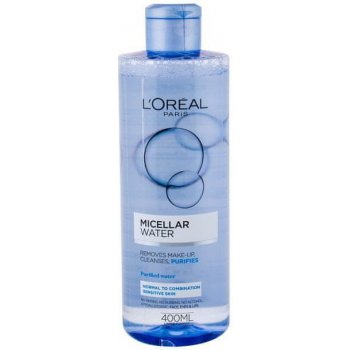 L'Oréal Micellar Water micelární voda pro normální až smíšenou, citlivou pleť 400 ml