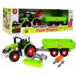Majlo Toys dětský šroubovací traktor s vlečkou Farm Tractor – Zbozi.Blesk.cz