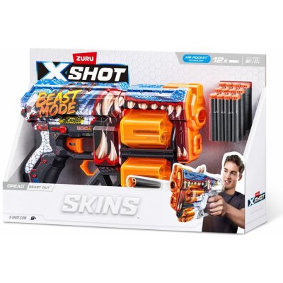 Alltoys ZURU Pistole X-Shot Skins Dread + 12 šipek