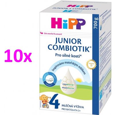 HiPP 4 JUNIOR Combiotik 10 x 700 g – Zbozi.Blesk.cz