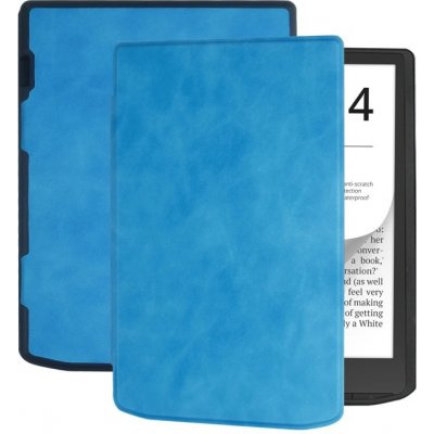 Vsechnonamobil 75339 SOFT Zaklápěcí pouzdro Pocketbook InkPad 4 743G / InkPad Color 3 743K3 / InkPad Color 2 743 světle modré – Zboží Mobilmania