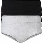 esmara Dámské kalhotky 5 kusů černá světle šedá – Hledejceny.cz