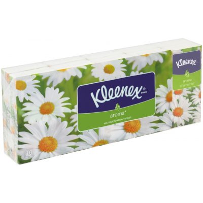 Veltie Kleenex papírové kapesníčky heřmánek 3-vrstvé 10 ks – Zboží Dáma