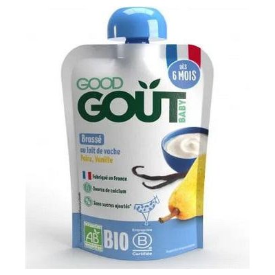 Good Gout BIO ovocná kapsička s jogurtem Vanilka/hruška 90 g – Zboží Mobilmania