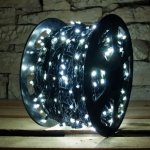 DecoLED LED světelný řetěz 100m ledově bílá s FLASH 1000 diod IP67 – Zboží Dáma