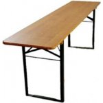 HTI Stůl k pivnímu setu - 220 x 50 cm, Kiefer – Zboží Mobilmania