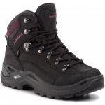 Lowa Renegade Gtx MID Ws dámske topánky black/burgundy – Sleviste.cz