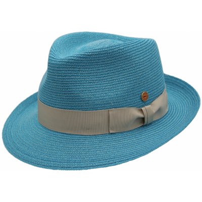 crushable letní klobouk Trilby Mayser Maleo UV faktor 80 tyrkysový