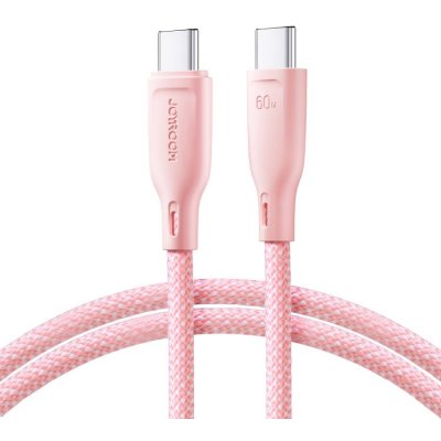 Joyroom 63558 60W USB Typ-C / USB Typ-C, 1m, růžový – Zboží Mobilmania