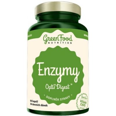 GreenFood Enzymy Opti7 Digest 90 kapslí