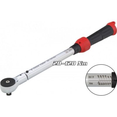 Vigor Momentový klíč 1/2” 20–120 Nm V3898 – Zboží Dáma