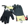 H&D Kuchyňská rukavice, pravá, černá, 28x16 cm