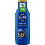 Nivea Sun Protect & Moisture hydratační mléko na opalování SPF50+ 200 ml – Zboží Dáma