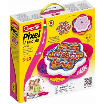 Quercetti Pixel Mandala daisy 1200 ks – Sleviste.cz