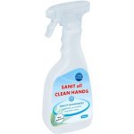 Sanit all Clean Hands dezinfekční prostředek na ruce rozprašovač 500 ml – Zboží Mobilmania