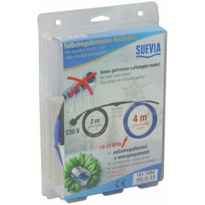 Topný kabel Suevia 230 V 10-13 W m délka 4 m – Hledejceny.cz