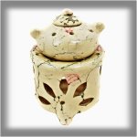 Cerams Aroma lampa Mramorovaný šálek béžový 47C 120 x 85 mm – Zboží Dáma