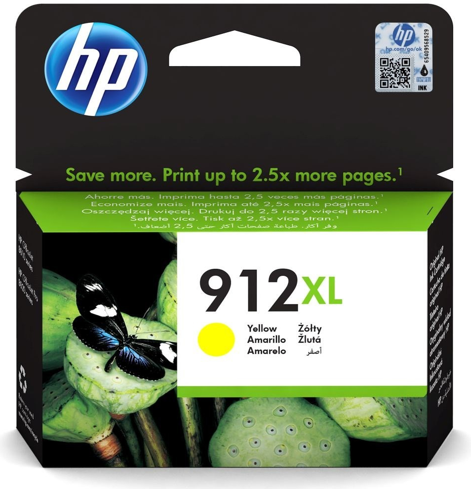 HP 912XL originální inkoustová kazeta žlutá 3YL83AE