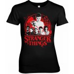 Stranger Things Stranger Things Distressed Girly Black – Zboží Dáma