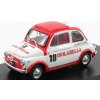 Sběratelský model Brumm Fiat Nuova 500d Amaro Isolabella 1960 Bílá Červená 1:43