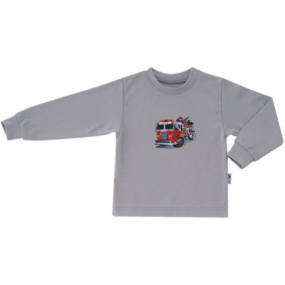 ESITO Dětské tričko dlouhý rukáv Hasiči Barva šedá – Hledejceny.cz