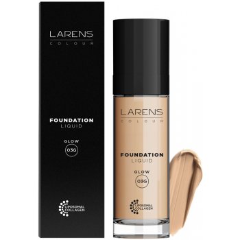 Larens Colour Liquid Foundation Glow pečující rozjasňující make-up 03 30 ml