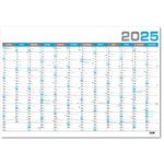 Roční B1 modrý nástěnný 2025 – Zboží Dáma