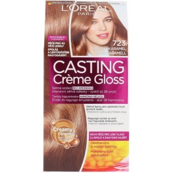 L'Oréal Casting Creme Gloss 723 mléčný karamel barva na vlasy