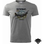 Triko Striker Letoun Boeing B-17 šedé – Zboží Dáma