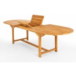 Doppler TAMAN rozkládací teakový stůl 240/300 x 100 cm – Sleviste.cz