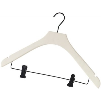 Compactor Lotus z přírodního dřeva s klipsy na kalhoty bílé RAN7126 – Zboží Mobilmania