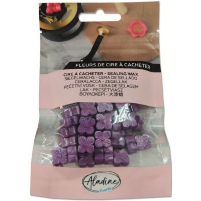 Aladine Pečetní vosk granulovaný violet prune nacré perleťový švestkový – Sleviste.cz
