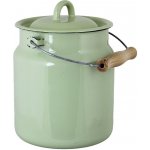 Strömshaga Zelená smaltovaná konvice na mléko Emil´s Enamel Green 3L – Zboží Mobilmania