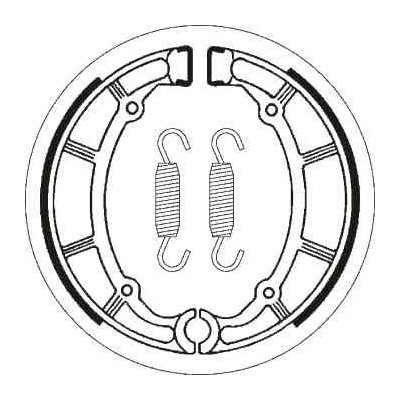 Brzdové pakny MR3 zadní YAMAHA XV 750 Virago rok 92-98 | Zboží Auto